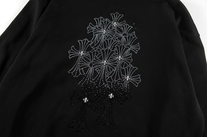 Chrome Hearts New Zip Up Hoodie -TQ02