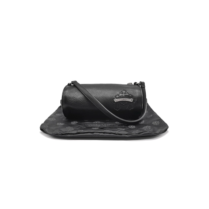 Chrome Hearts Black Triple Cross Patch Grinds Mini Shoulder Bag