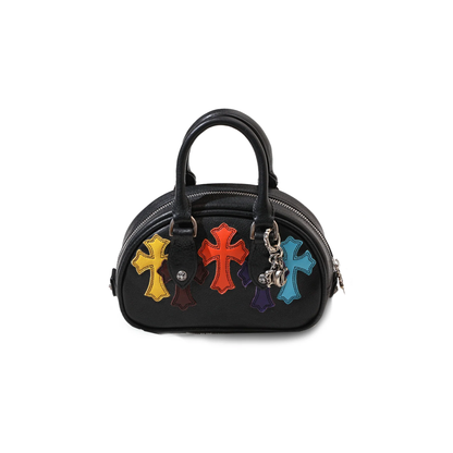 Chrome Hearts Multi Color Cross Patch Gym Bag