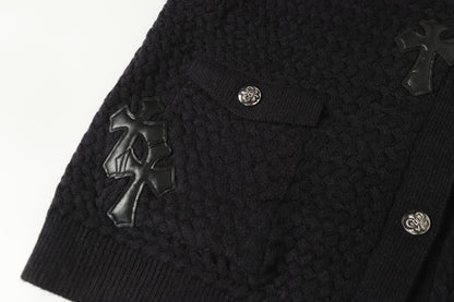 Chrome Hearts New Cardigan Sweater Jacket M904