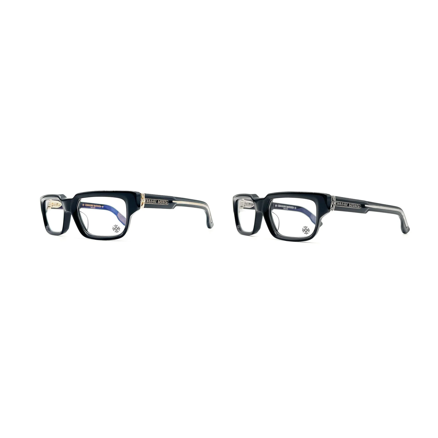 Chrome Hearts 2 Thick Glasses Frame
