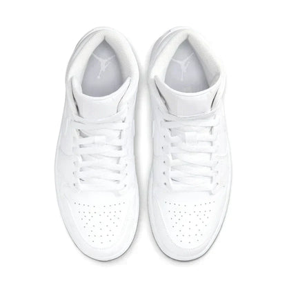 Air Jordan 1 Mid 'Triple White' (2022)